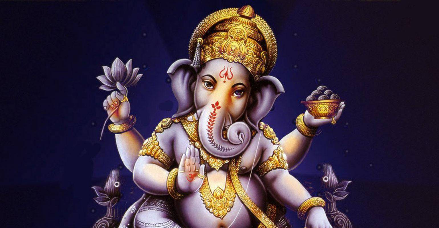 Бог процветания и мудрости ганеша – человекоподобное существо с головой слона