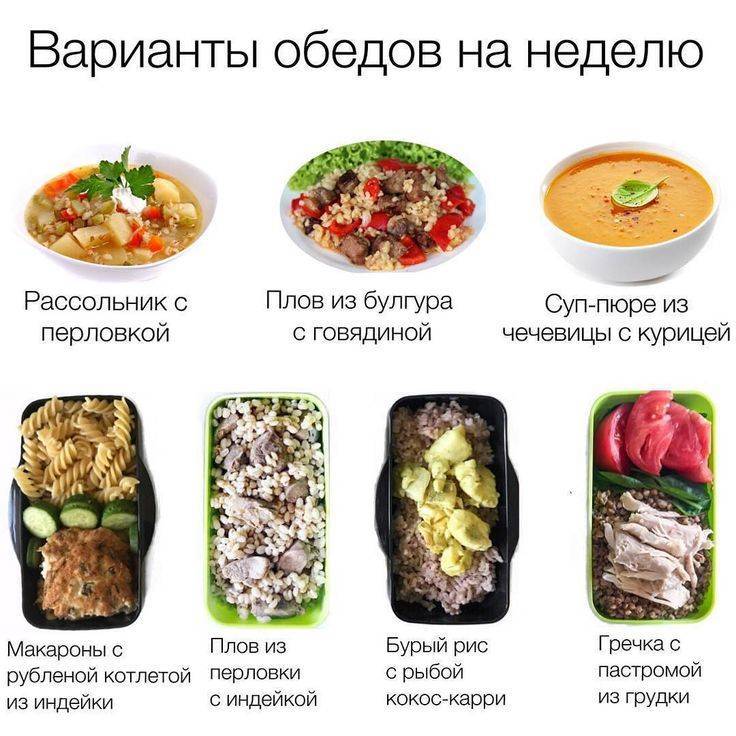 Здоровое питание: меню на каждый день