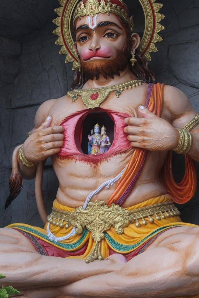 Бог хануман в индийской культуре и образ обезьяны