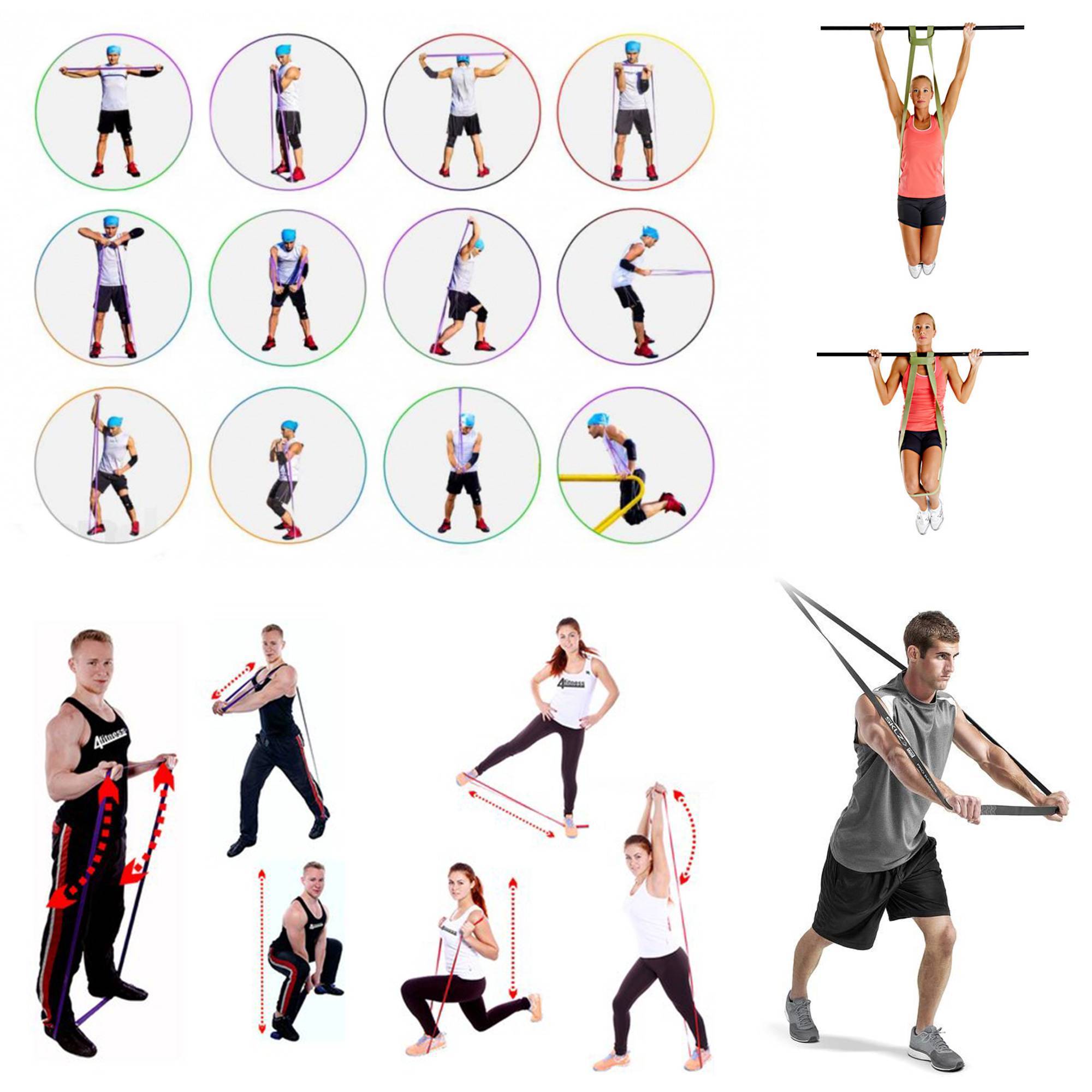 Комплекс упражнений с эспандером на все группы мышц для женщин и мужчин