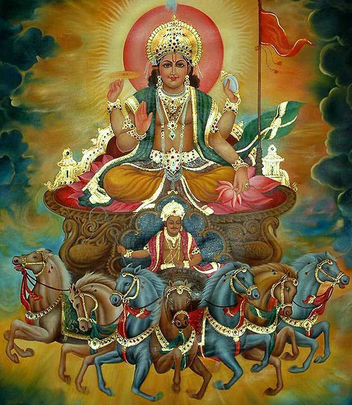 Бог сурья: как выглядит и как почитают индийского бога солнца