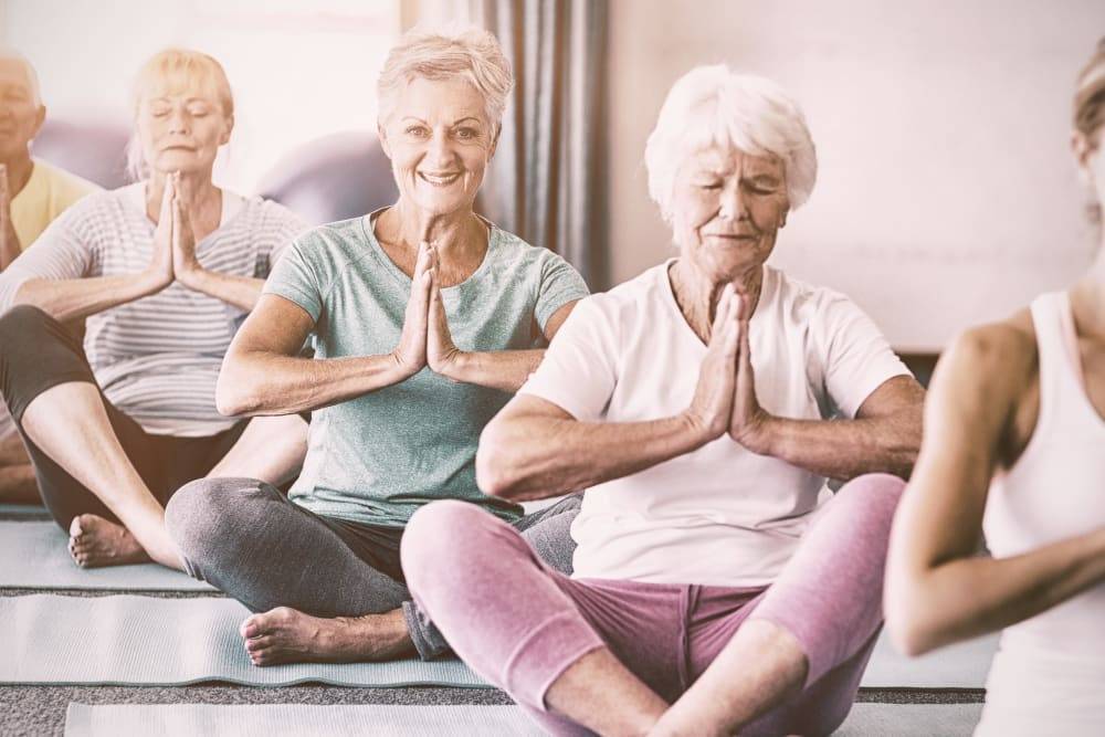 Йога для пожилых: особенности выполнения и обзор лучших курсов для людей старшего возрата