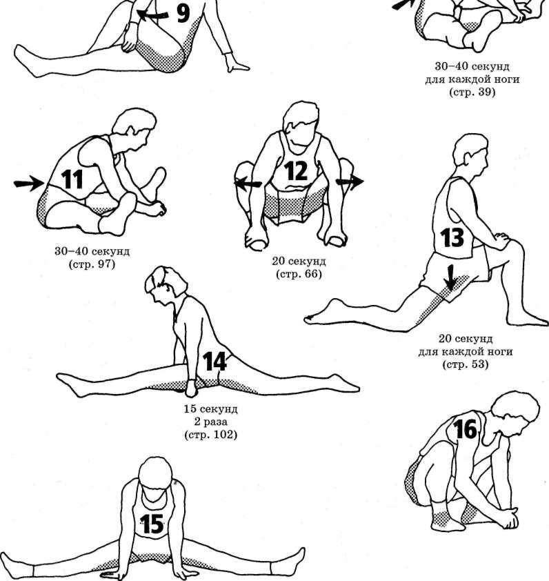Растяжка ног: комплекс упражнений в домашних условиях для начинающих