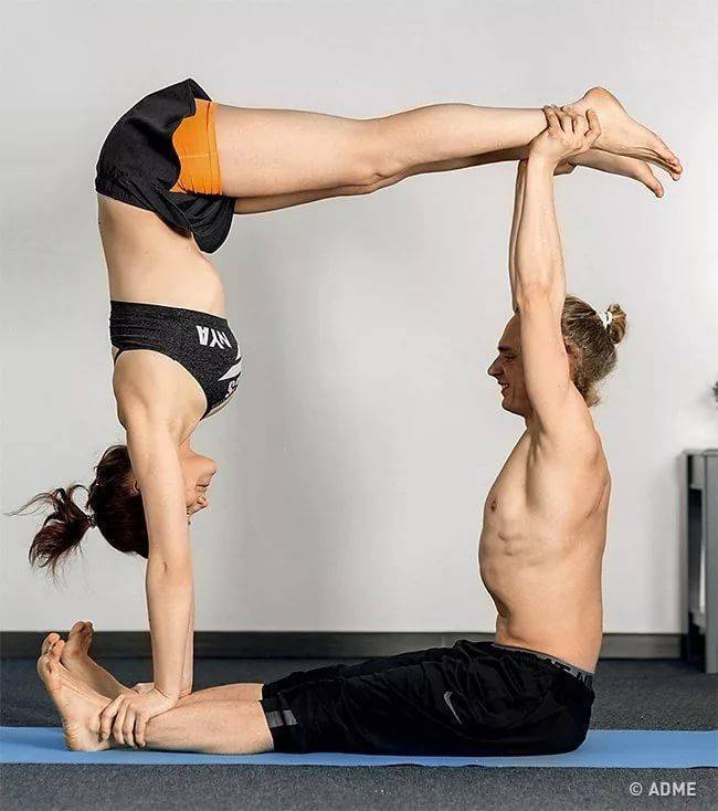 Позы для йоги на двоих: техника выполнения для пары