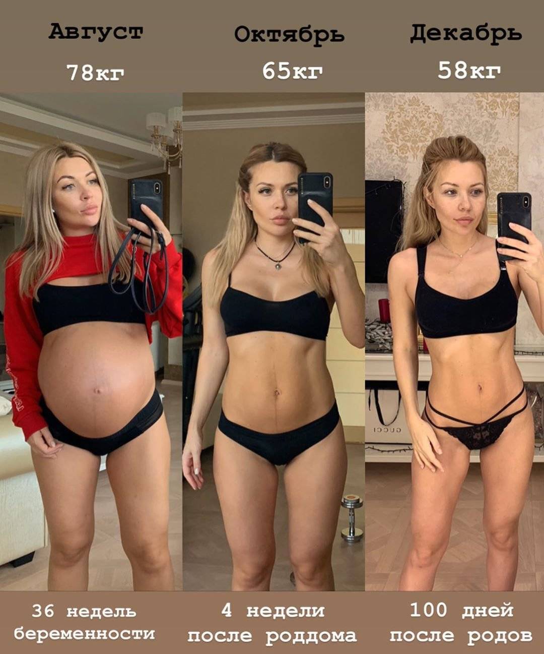 3 месяца бодибилдинга — как меняется девушка (реальный пример, фото до и после)