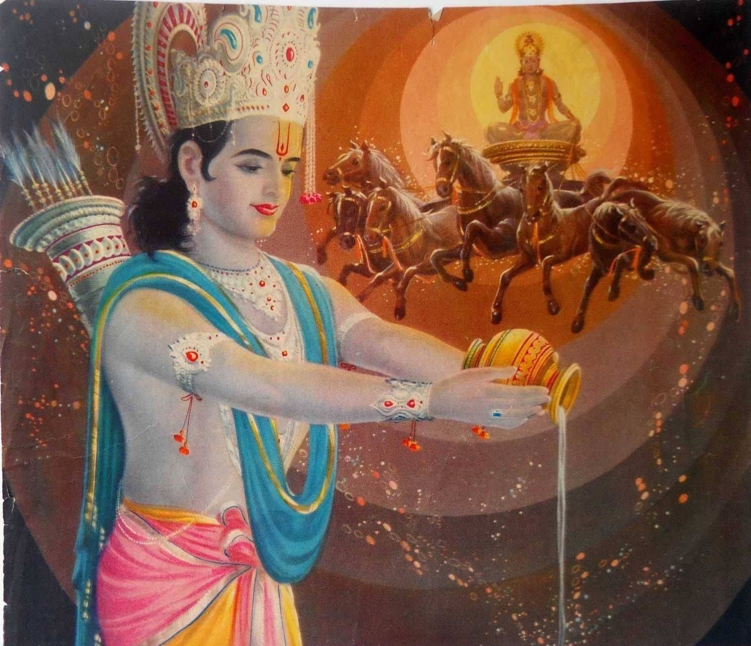 Бог сурья - божество солнца в индуизме | древний восток