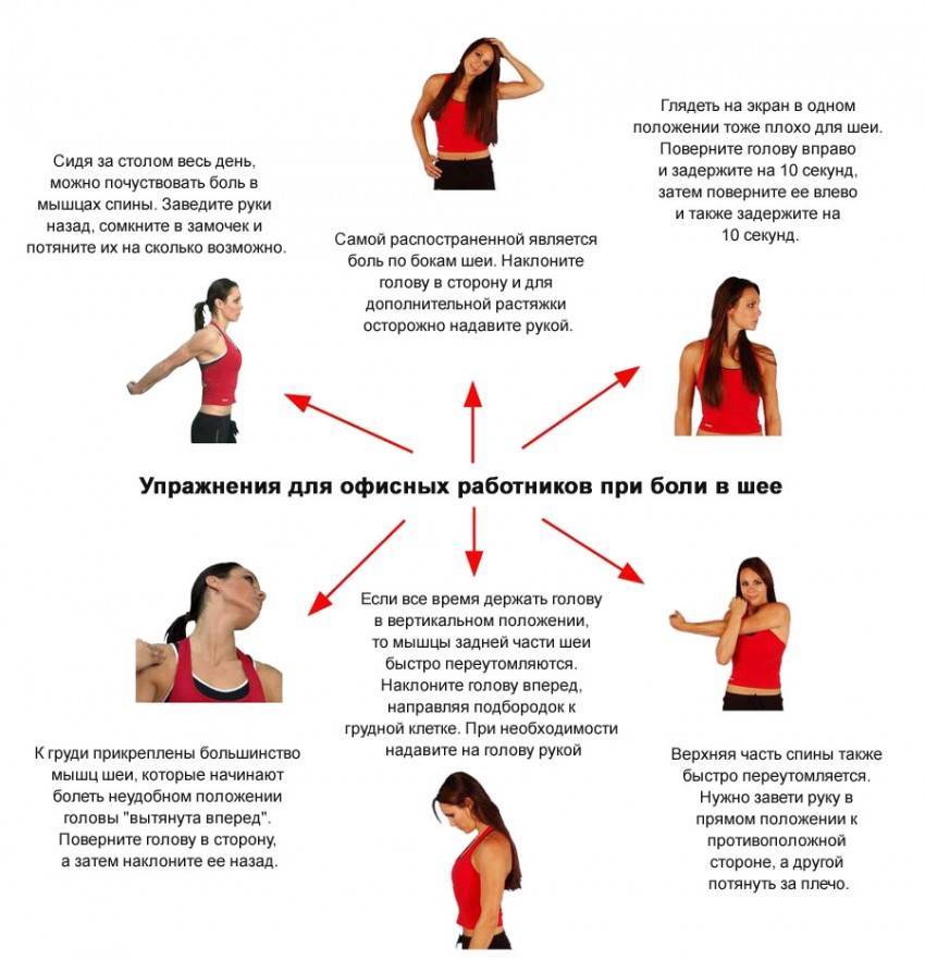 Гимнастика для шеи. упражнения при шейном остеохондрозе