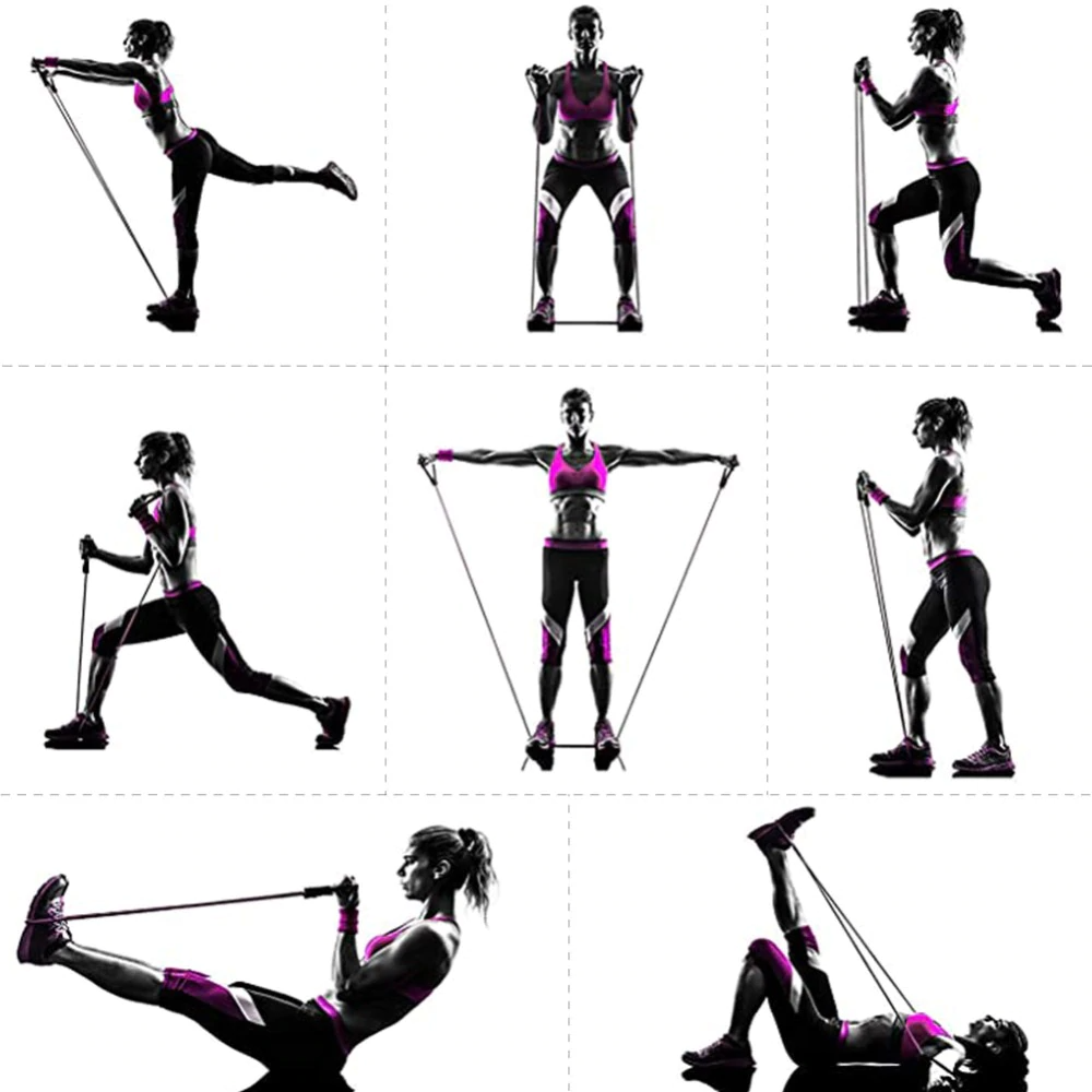 Упражнения с фитнес резинками — примеры тренировок