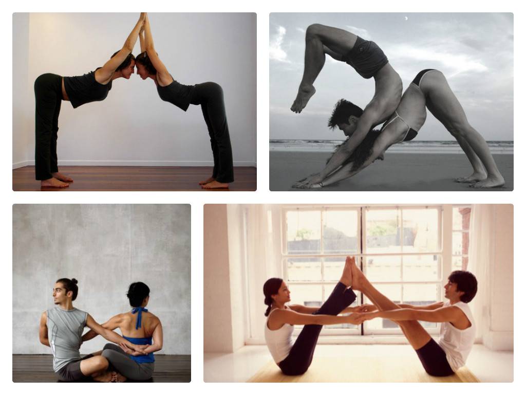 Позы йоги для двоих — для укрепления тела и отношений