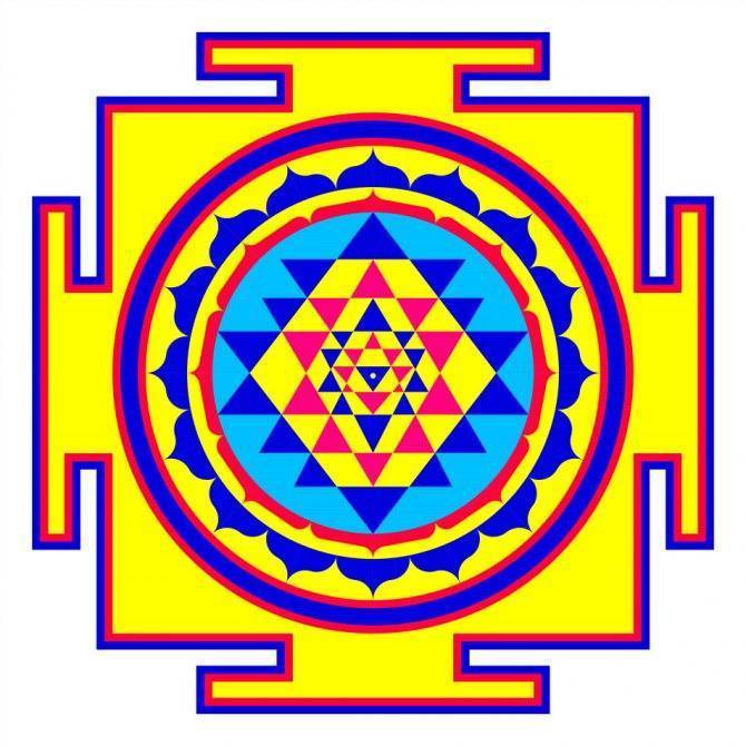 Значение геометрических фигур Ганеша янтры