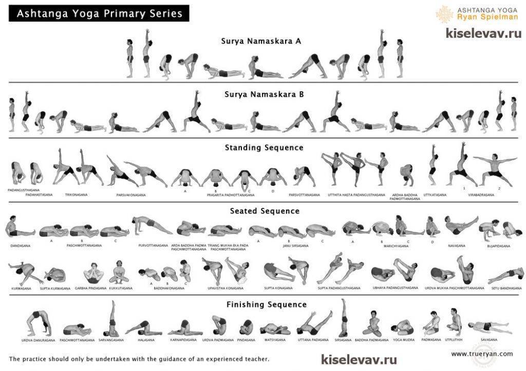 Как выполняются практики аштанги-виньясы-йоги
