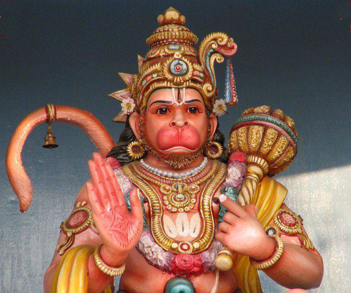 Бог хануман — индийский бог силы, герой рамаяны