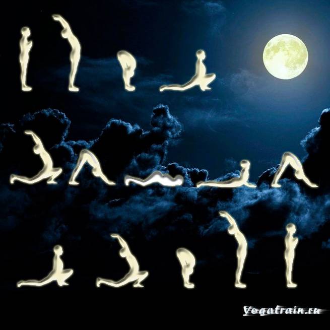 Йога днём и ночью: сурья намаскар (приветствие солнцу) и чандра намаскар (приветствие луне) - родовое йога-поселение - медиаплатформа миртесен