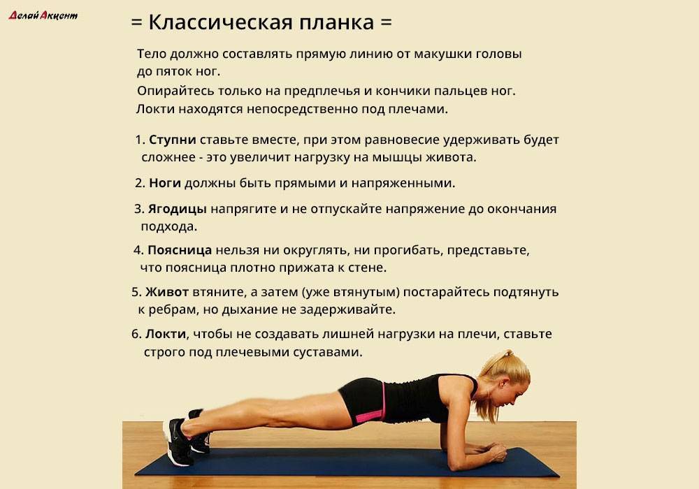 Динамическая планка - упражнение для всего тела