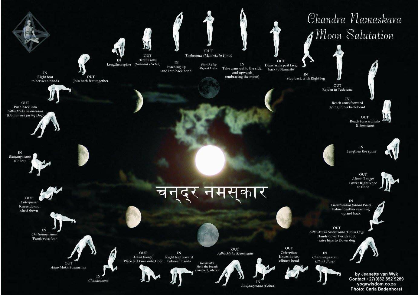 Лучшее завершение дня: комплекс чандра намаскар – приветствие луне в йоге