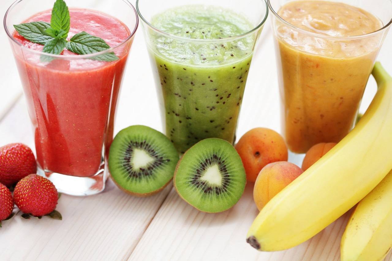 Очищающие фруктовые и овощные соки для похудения